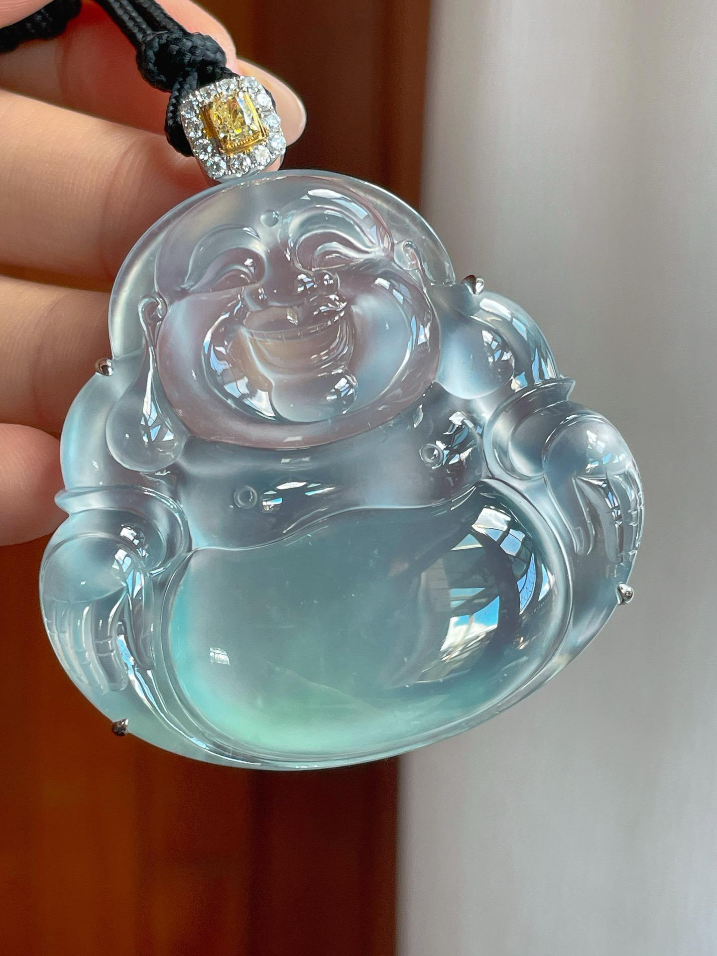 Ý nghĩa phong thuỷ của mặt dây chuyền Phật ngọc jadeite | Cách Cách Phỉ Thuý